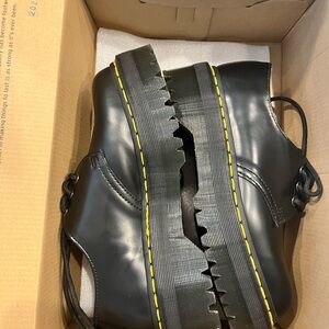 Dr. Martens - 1461 PLATFORM GENIX NAPPA RECLAIMED LEATHER OXFORD SHOES- with box